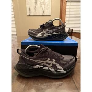 ASICS Men's Superblast 2 Running Shoes Black/White, Size 8